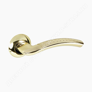 Нора-М Ручка дверная AL 96A AL (золото) #172926